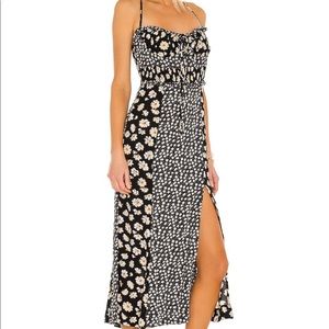 Free People Tigerlily Mixed Floral Midi Sundress